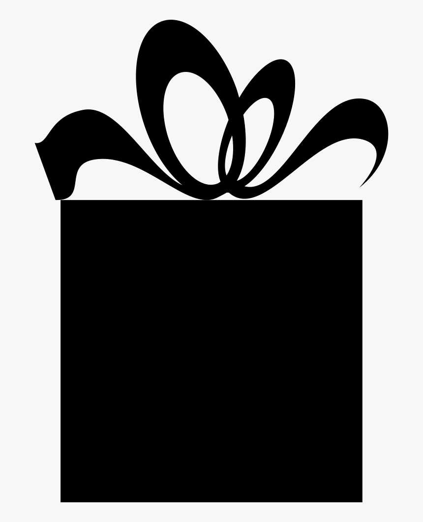 Giftbox Silhouette Gift Box Vector, HD Png Download , Transparent Png