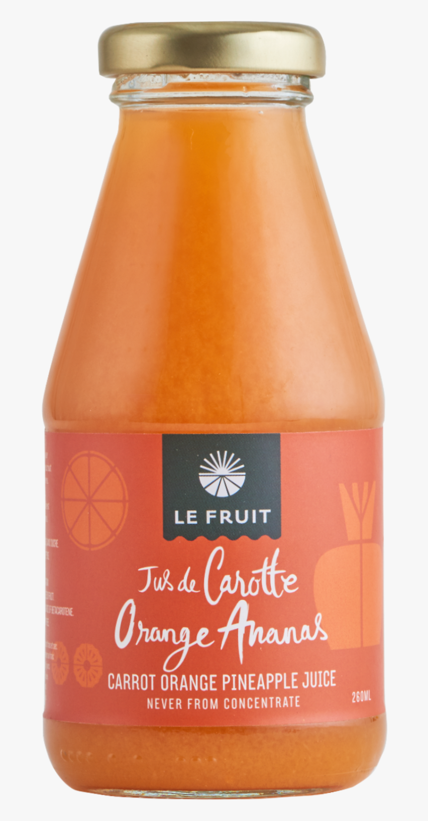 Carrot Orange Pineapple Juice 260ml, HD Png Download