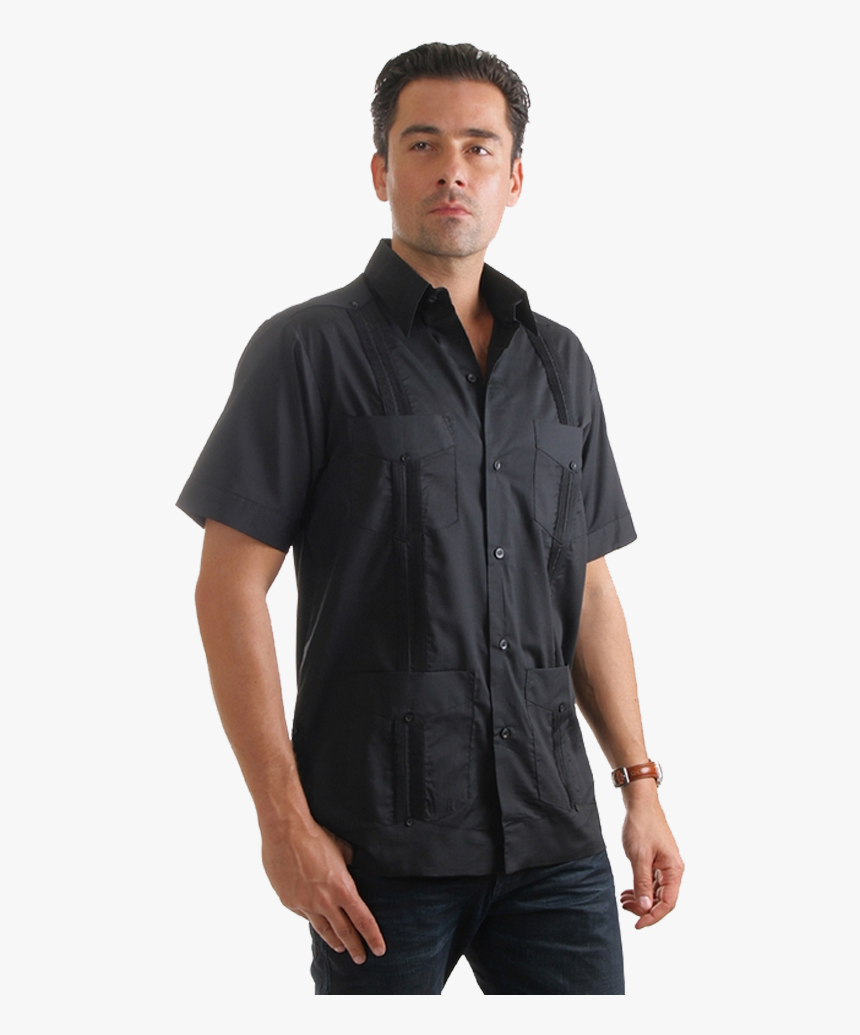 Ncm1673 Black - Guayabera, HD Png Download