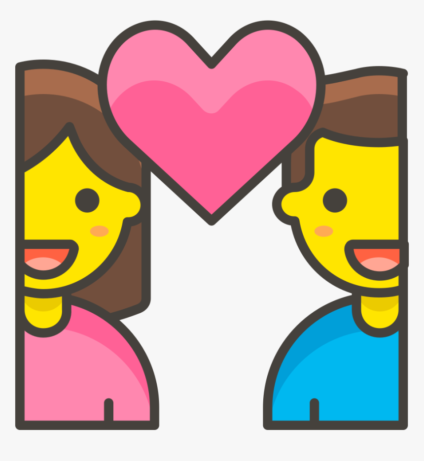 291 Couple With Heart Woman Man, HD Png Download