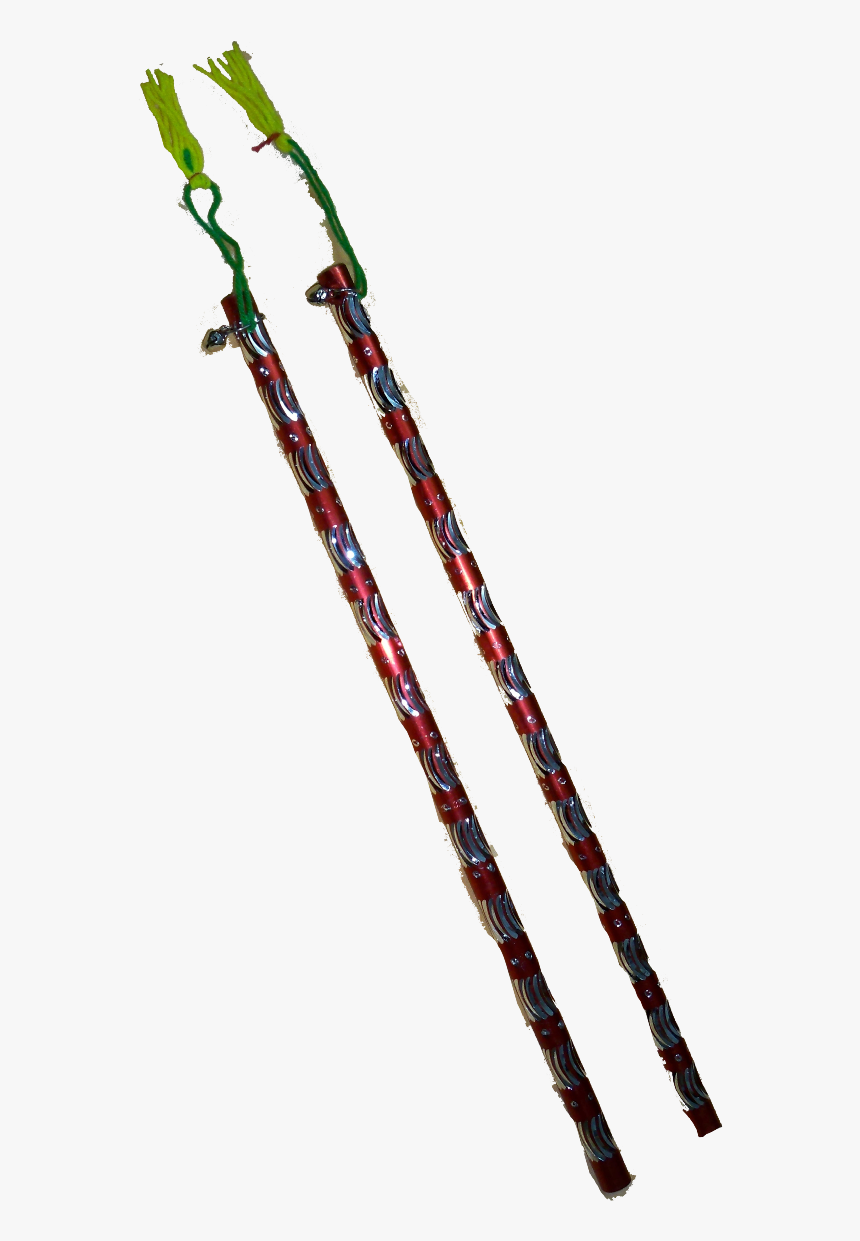 Red Aluminium Bombay Cut Dandiya For Navratri For Navratri - Transparent Png File Dandiya Png, Png Download