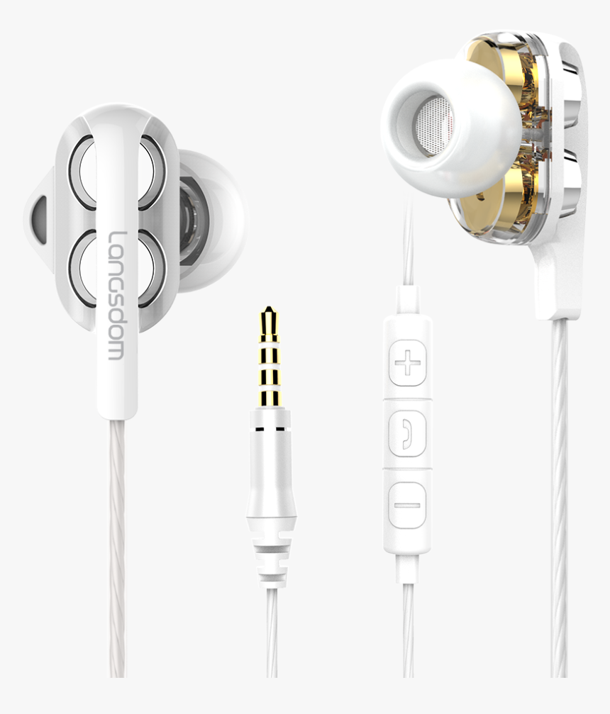 White - Headphones, HD Png Download