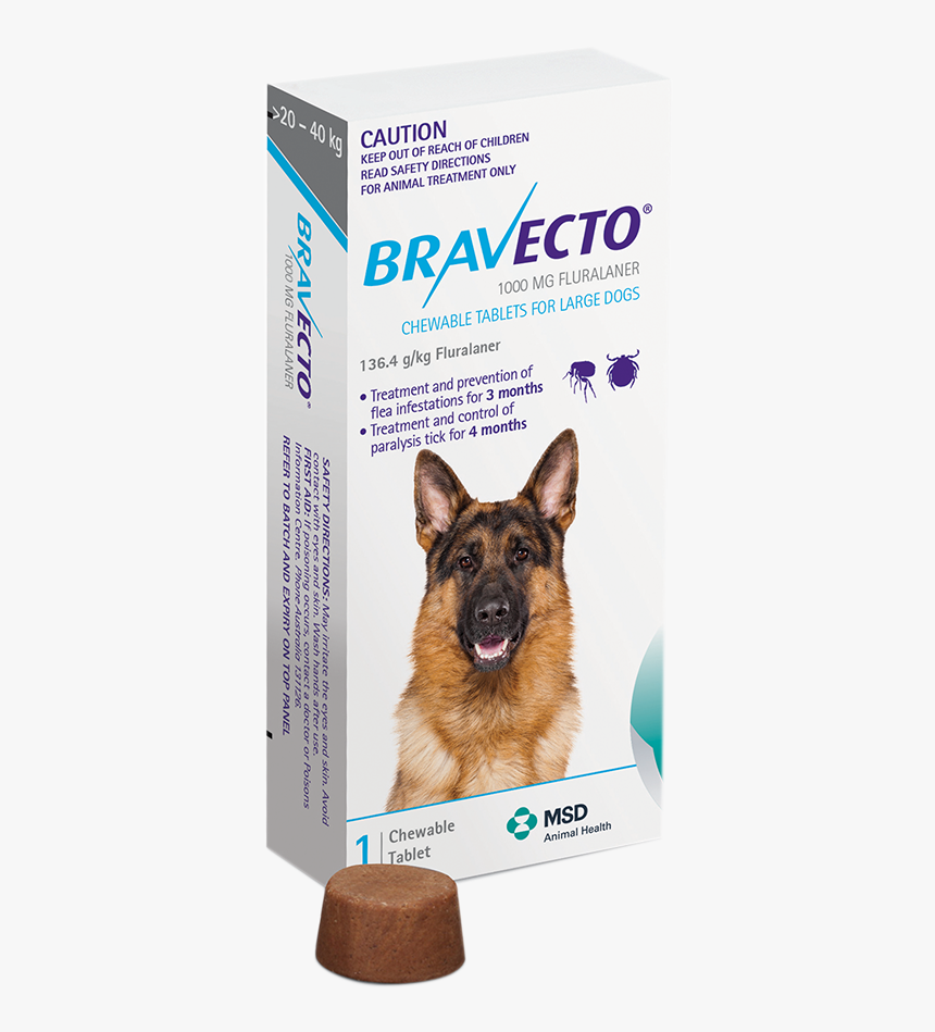 Large Dog Bravecto For Dogs, HD Png Download