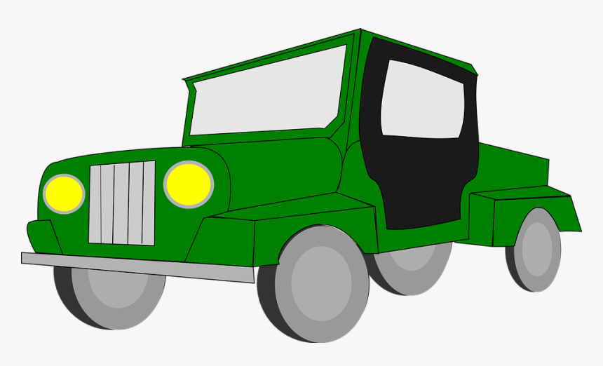 Four Wheel Car Clipart, HD Png Download