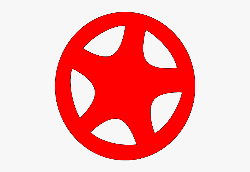 Car Rim Clipart Red, HD Png Download