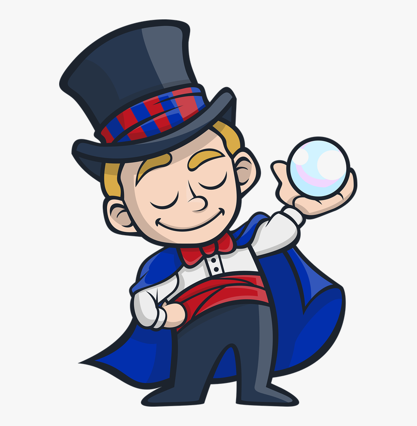 Mago, Bola, Niño, Magia, Bola De Cristal, Cristal - Imagenes De Un Mago, HD Png Download