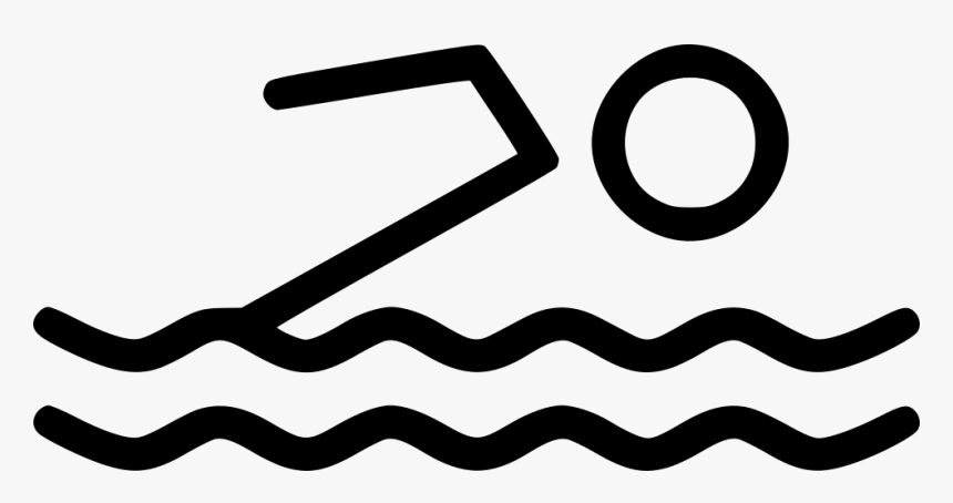 Swim Swimming Pool Water Activity - Piscina Simbolo, HD Png Download