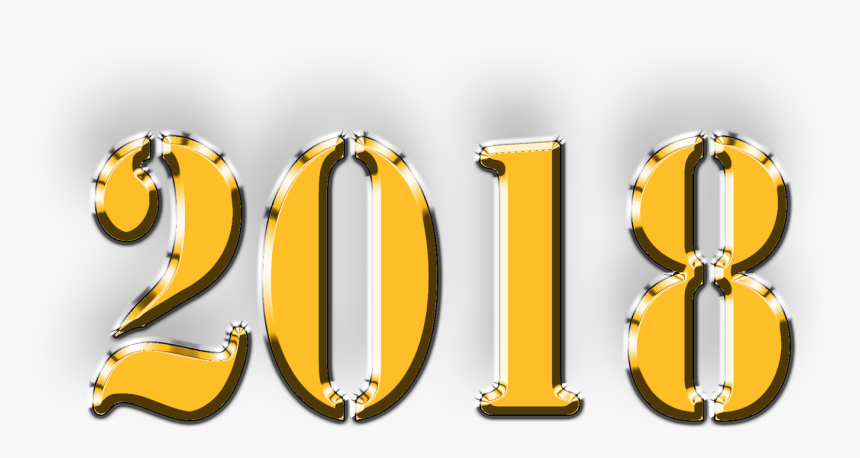 Happy New Year 2018 Hd Download Greetings - Illustration, HD Png Download