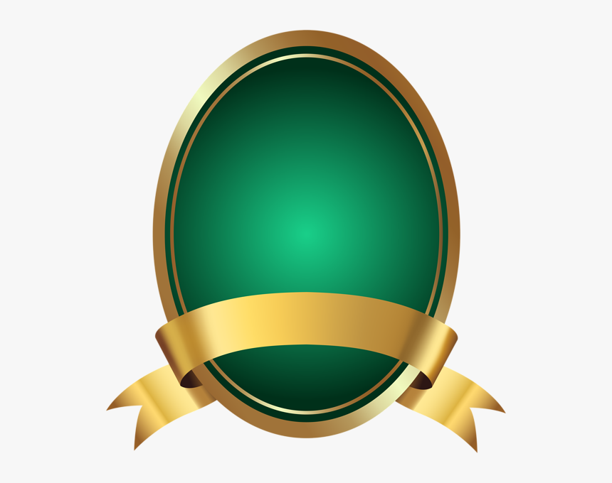 Green Label With Banner Png Clip Art Image - Transparent Banner Design Png, Png Download