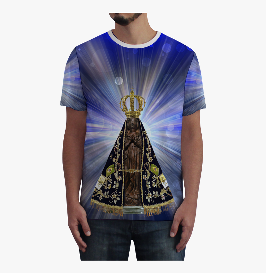 Camiseta Fullprint Nossa Senhora Aparecida De Rosy - Camiseta Nossa Senhora Aparecida, HD Png Download