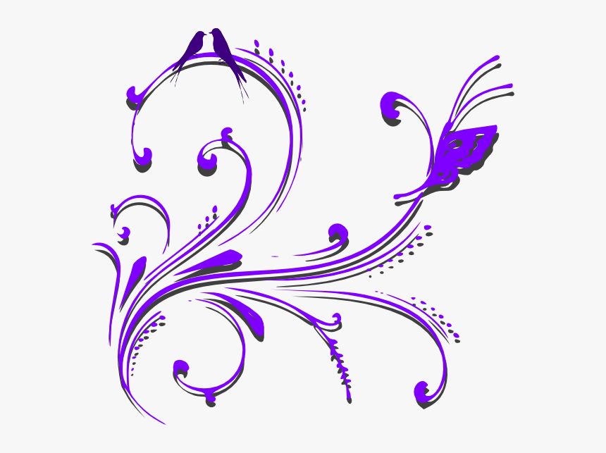 Butterfly Scroll Svg Clip Arts - Shadi Card Logo Hd, HD Png Download