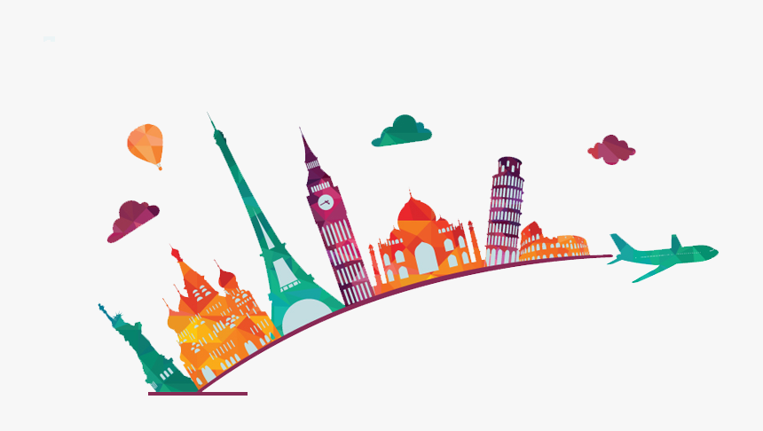 Transparent Airplane Clipart No Background - Tour Guiding, HD Png Download