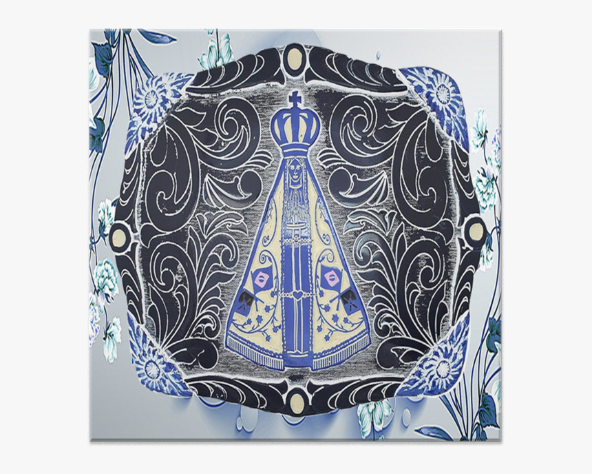 Azulejo Nossa Senhora Aparecida De Com Estampas Religiosasna - Estampa Nossa Senhora Png, Transparent Png