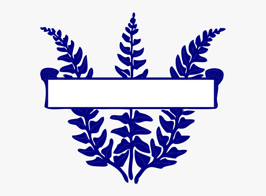 Blue Fern Scroll Svg Clip Arts - Clip Art The End Transparent, HD Png Download