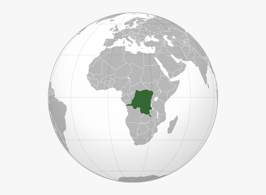 Cameroon On The Globe, HD Png Download