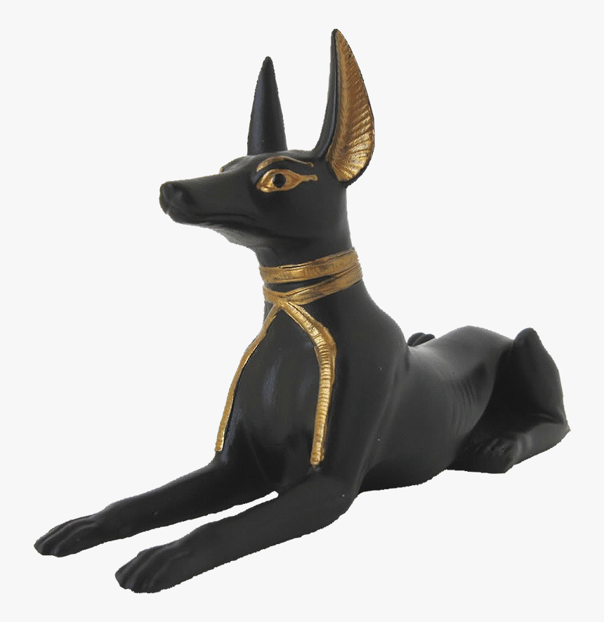 El Perro Anubis Anubis, Representado Por Un Gran Cánido - Ancient Egypt Cat And Dog, HD Png Download