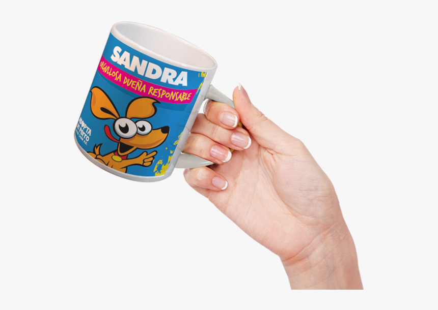 Mano Con Taza Png, Transparent Png