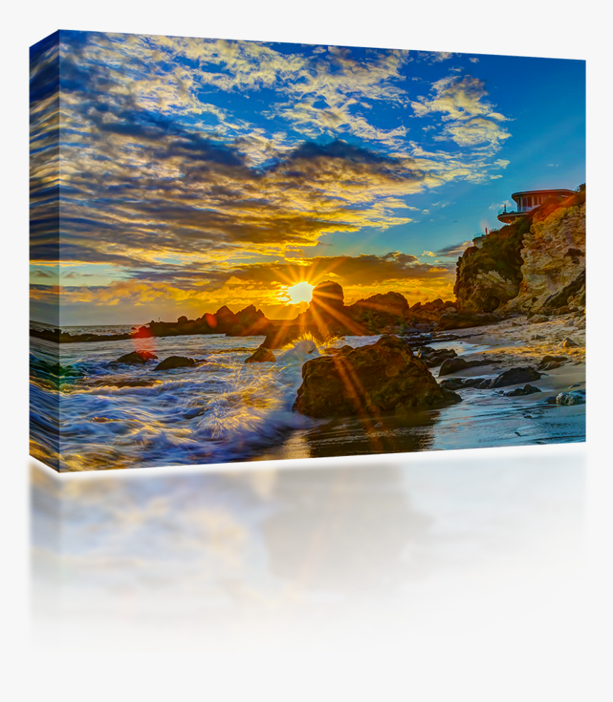 Transparent Sunset Cloud Png - Reflection, Png Download