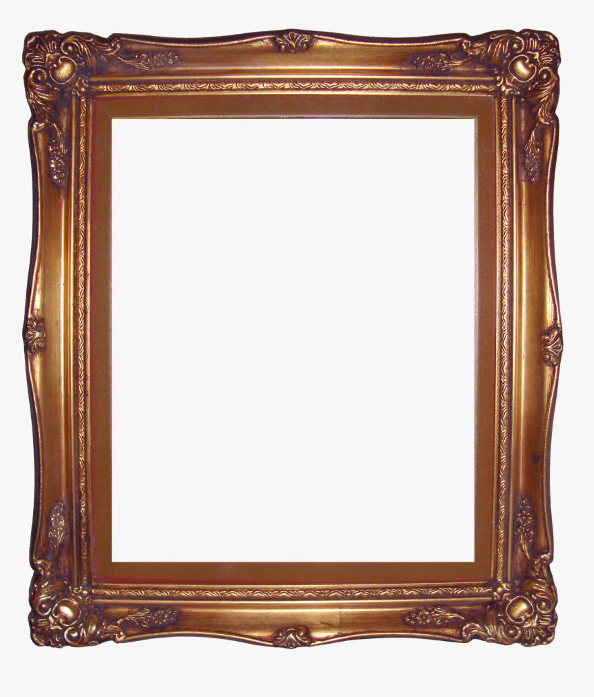 Vintage Wood Frame Png - Old Picture Frame Png, Transparent Png