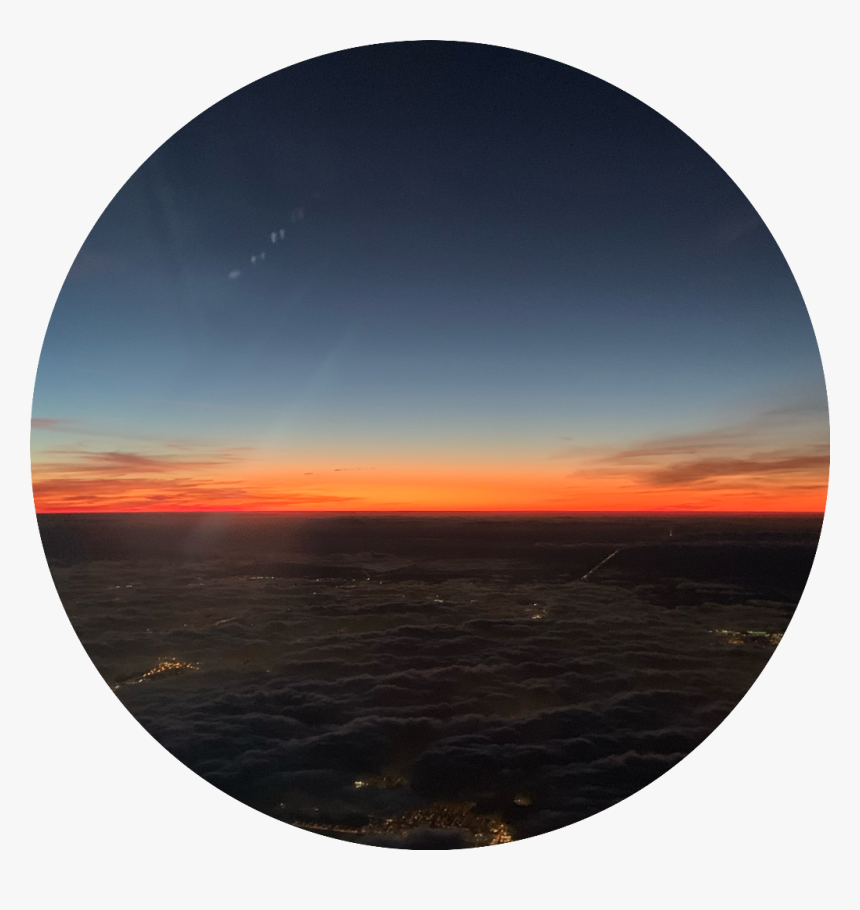 Transparent Clipart Of Sunsets - Sunset In A Circle, HD Png Download