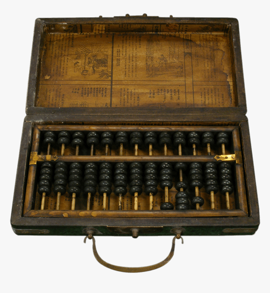 Vintage Chinese Abacus In Box - Imagenes Del Abaco Antiguo, HD Png Download