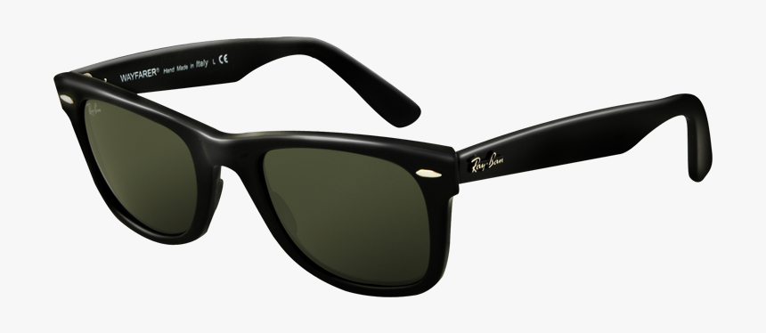 Plain Black Ray Bans, HD Png Download 