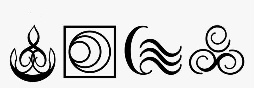 Cuatro Elementos, Elemento, Elemental, La Tierra, Aire - Circle, HD Png Download