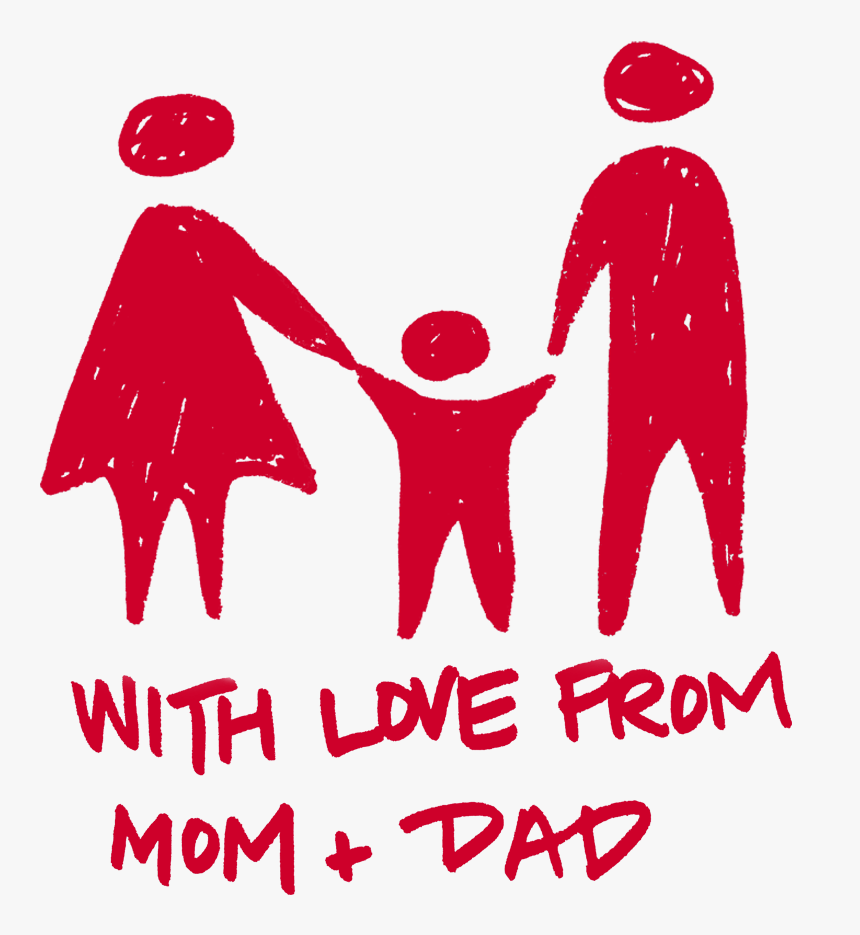 Madison Whitcher With Love From Mom And Dad - Illustration, HD Png Download