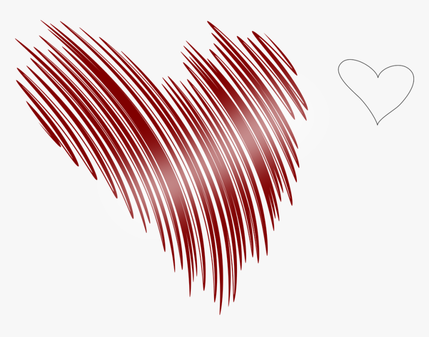 Heart, Red, Love, Vector Drawing - Heart, HD Png Download