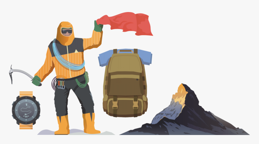 Trekking Png Clipart - Elementos De Montañismo, Transparent Png