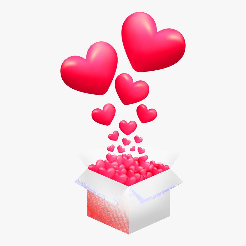 Heart Box Png - Png Hearts, Transparent Png