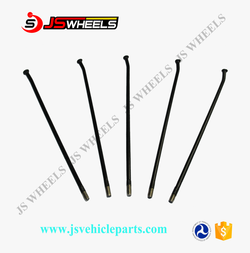 Aço inoxidável Preto Moto Raios Aro - Blue Rims For A Yz85, HD Png Download