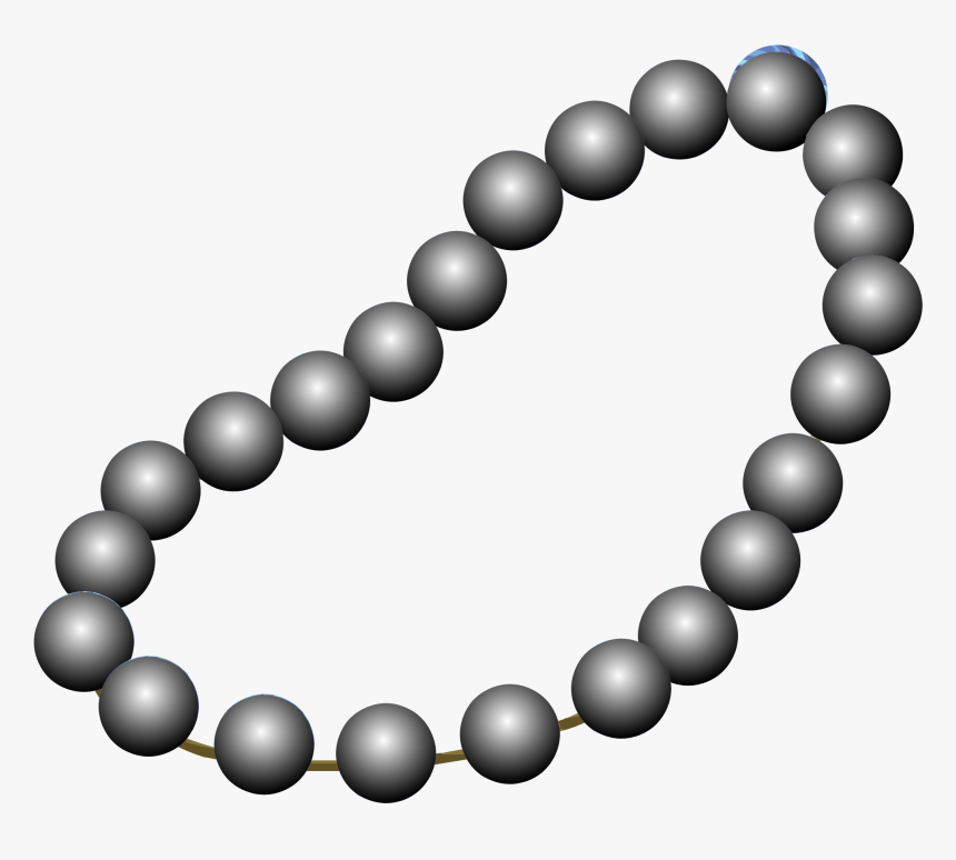 Necklace Icon Vector Illustration - Png Bead Necklace Clipart, Transparent Png