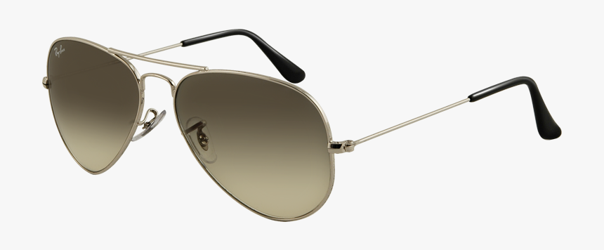Ray Ban Aviator Rb3025 Gold Frame Gradient Blue Lens, HD Png Download