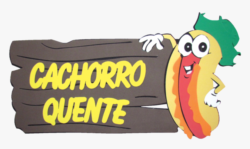 Placa De Eva Cachorro Quente - Cachorro Quente Festa Junina, HD Png Download
