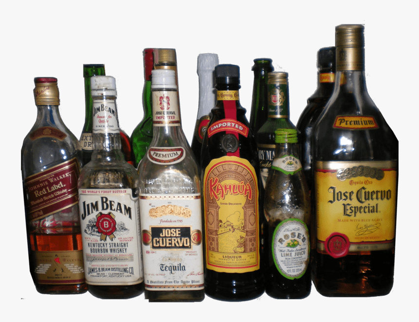 Colección De Botellas De Alcohol - Alcohol Bottles Png, Transparent Png