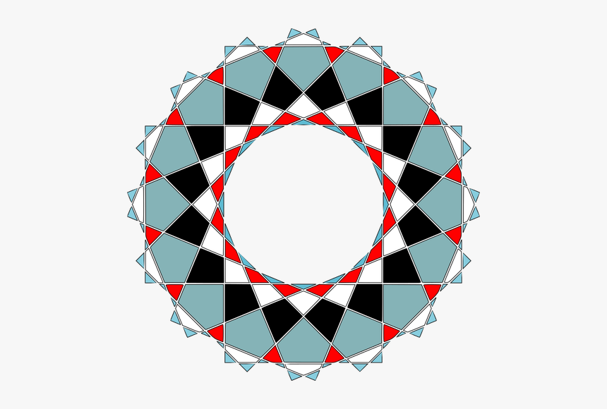 Islamic Modern Ornament - Computer Network Of A College, HD Png Download