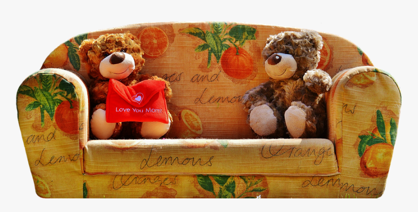 Ositos De Peluche, Teddy, Juguetes De Peluche, Sofá - Emotional Love Status Whatsapp, HD Png Download