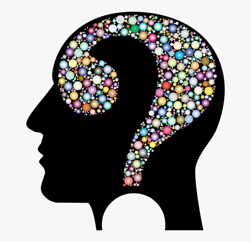 Human Head Question Face Skull - Clipart Psychologist, HD Png Download