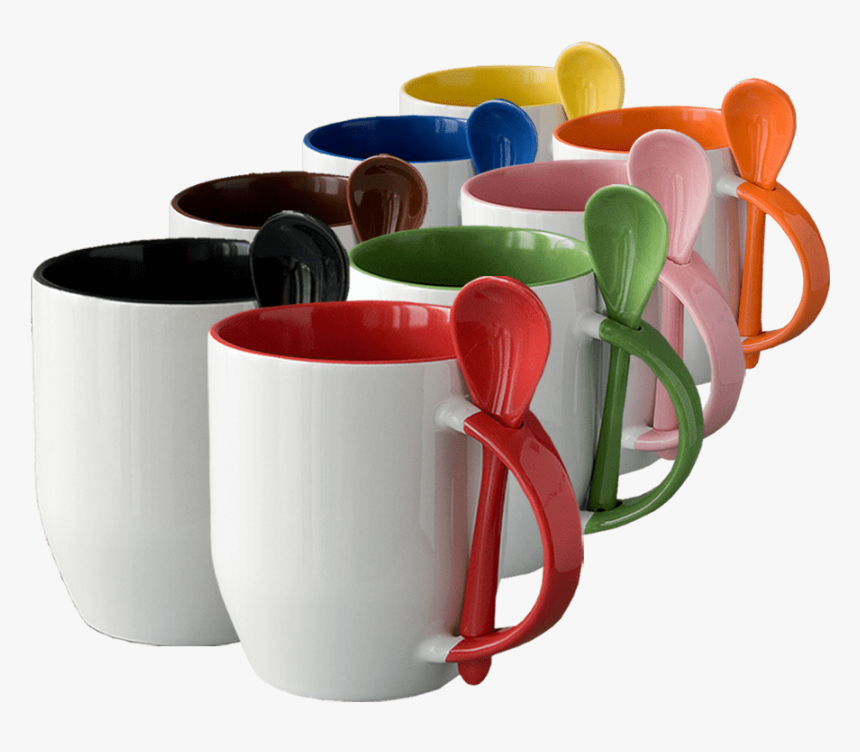 Transparent Cuchara Png - Sublimation Spoon Mug, Png Download