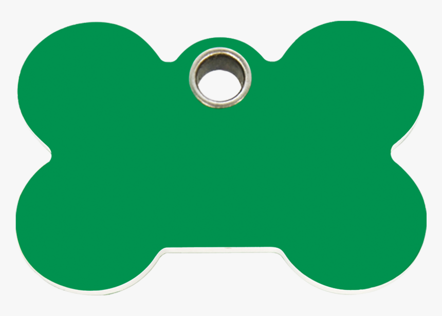 Bone Plastic Pet Tag - Dog Tag Clip Art Green, HD Png Download