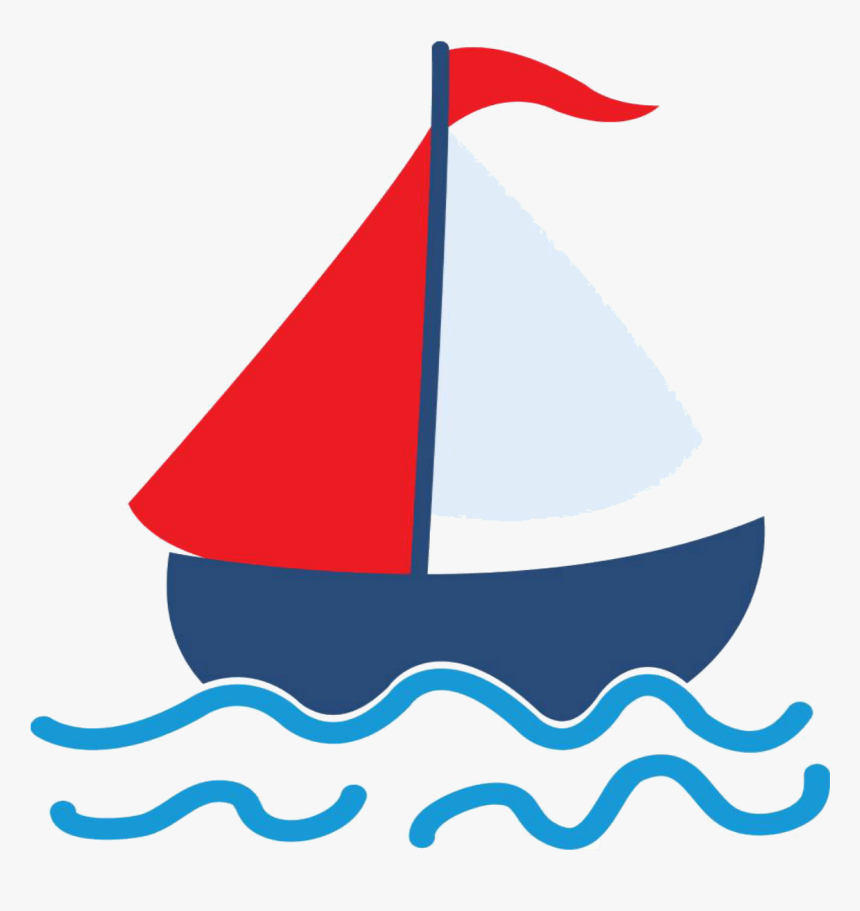 Ositos Marineros Imprimibles Gratuitos4 - Sailboat Blue And Red, HD Png Download