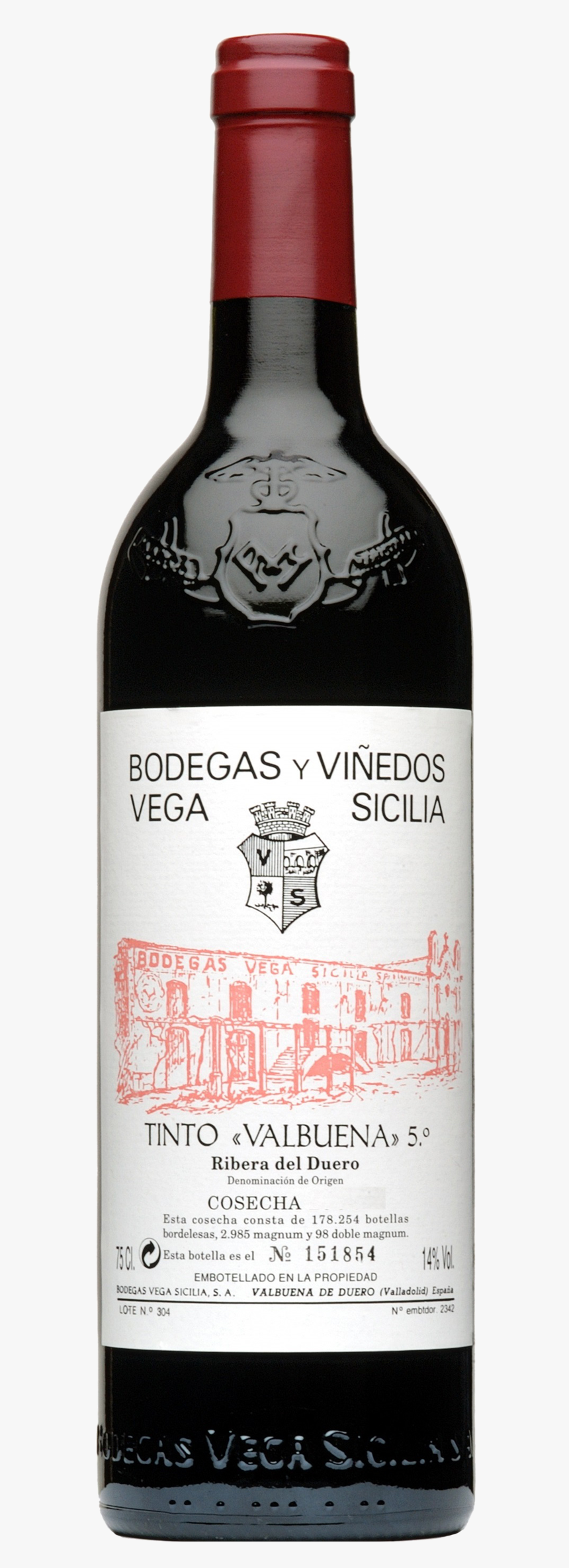 Vega Sicilia Tinto Valbuena - Vega Sicilia Unico 2004, HD Png Download
