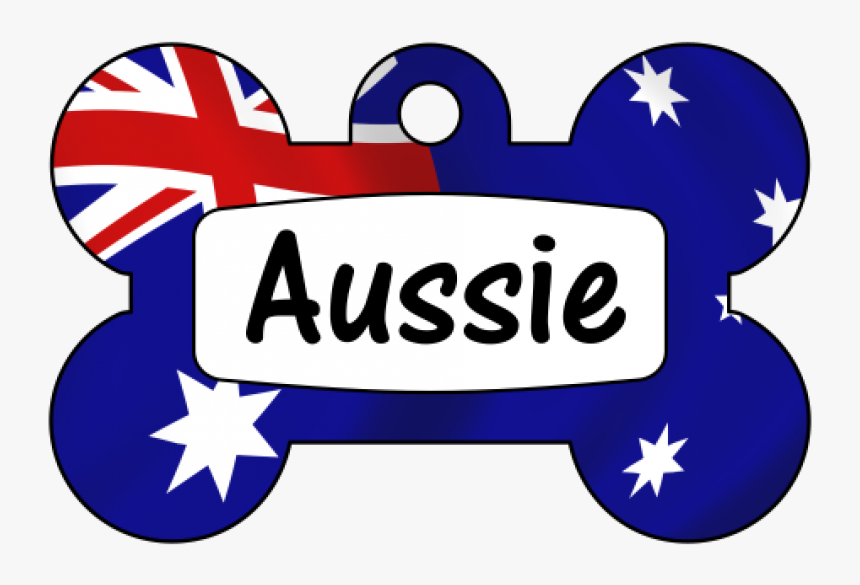 Transparent Dog Bone Tag Png - Australia Flag Image Download, Png Download