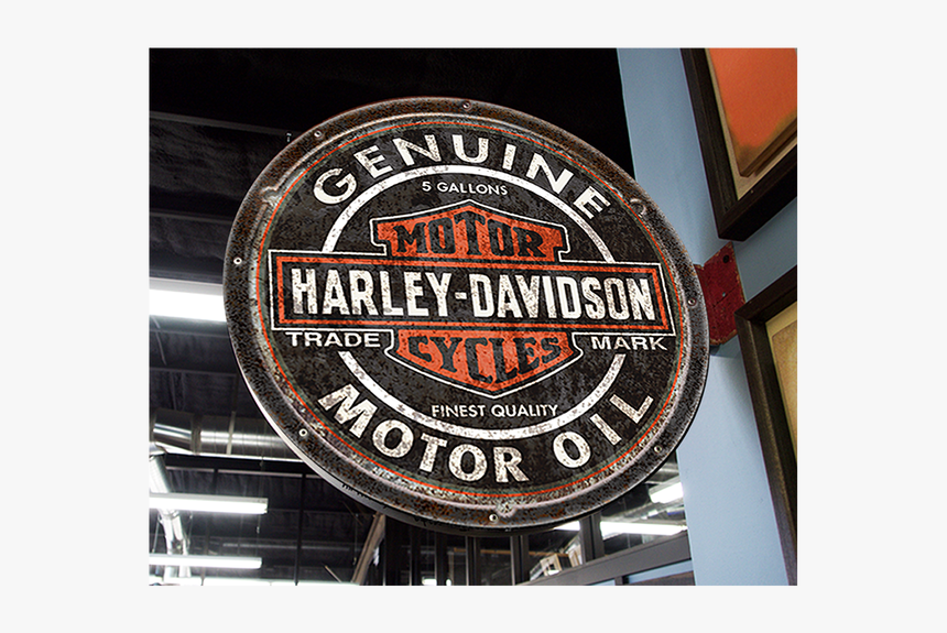 Harley Davidson Metal Shop Sign, HD Png Download