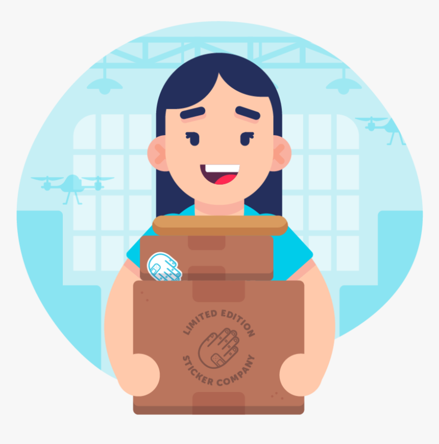 Slaptastick Website Illos Homepage How It Works 03 - Illustration, HD Png Download