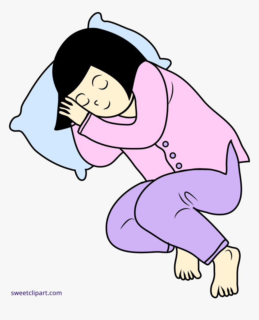 Girl Sleeping Png - Girl Sleeping Clip Art, Transparent Png