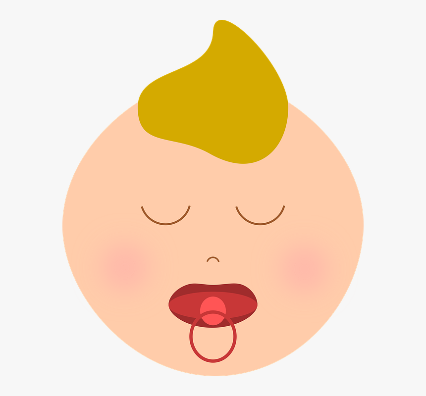 Baby, Child, Cute, Sleeping, Girl, Boy, Pacifier, Blond - Niño Durmiendo Png, Transparent Png