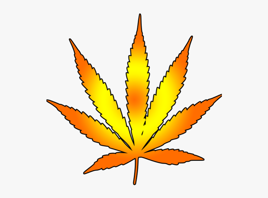 Transparent Pot Plant Png - Weed Leaf Png Hd, Png Download