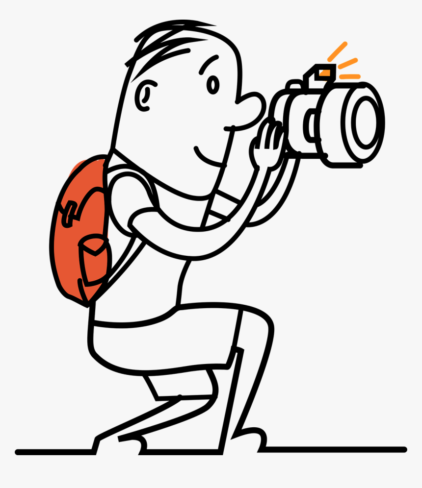 Kamera Dslr Cartoon Hd, HD Png Download